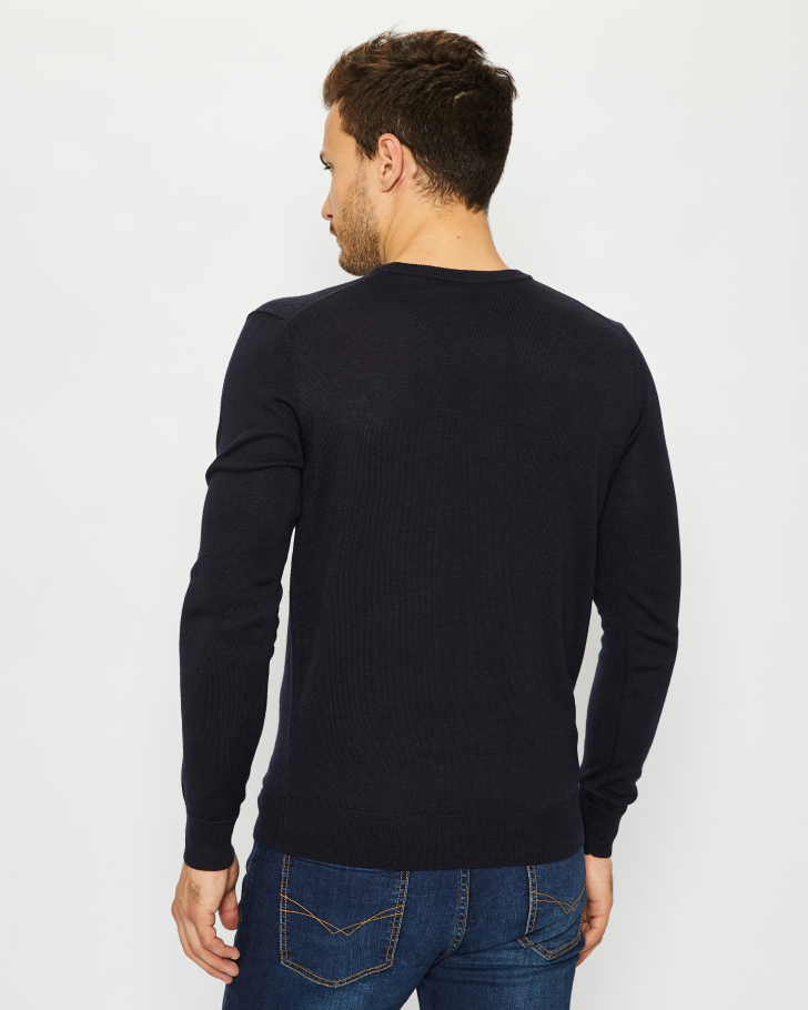 Джемпер мужской GROSTYLE knit 034871 GROSTYLE (темно-синий), фото 4