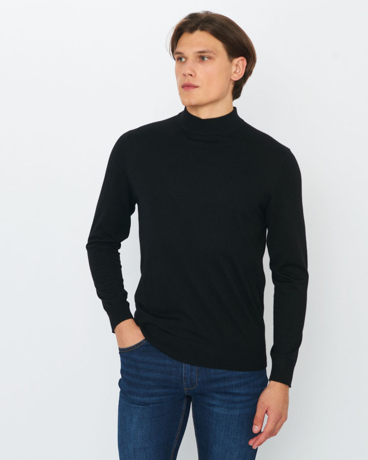 Джемпер мужской GROSTYLE knit 035140 (UK01) GROSTYLE (черный), фото