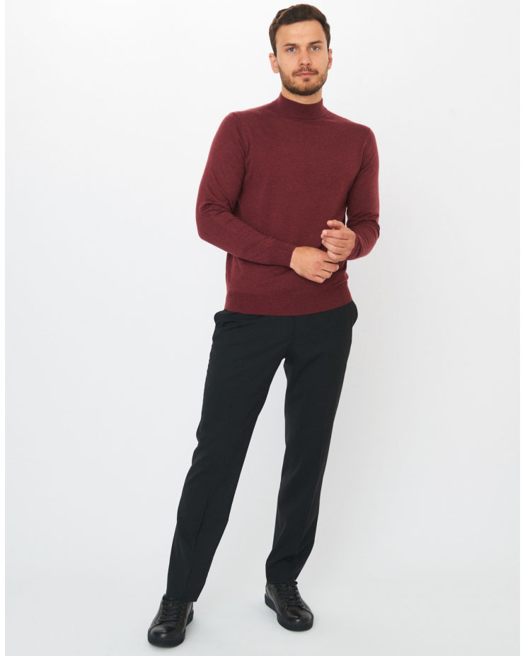 Джемпер мужской GROSTYLE knit 035141 (UK01) GROSTYLE (бордовый), фото 2 Джемпер мужской GROSTYLE knit 035141 (UK01) GROSTYLE (бордовый), фото 2