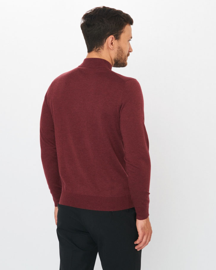 Джемпер мужской GROSTYLE knit 035141 (UK01) GROSTYLE (бордовый), фото 3 Джемпер мужской GROSTYLE knit 035141 (UK01) GROSTYLE (бордовый), фото 3