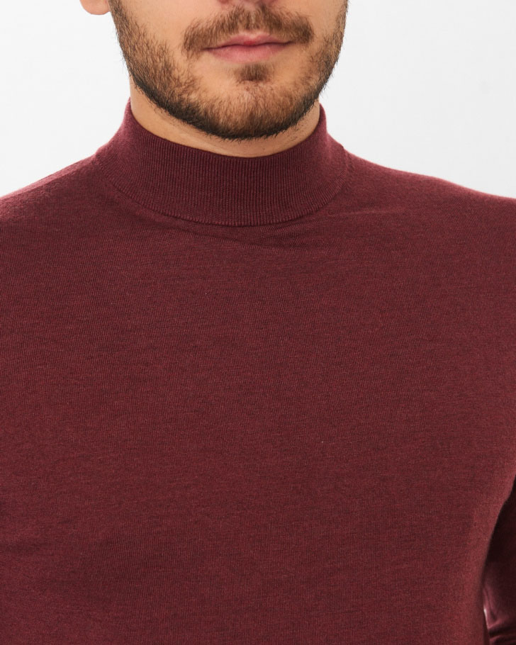 Джемпер мужской GROSTYLE knit 035141 (UK01) GROSTYLE (бордовый), фото 4 Джемпер мужской GROSTYLE knit 035141 (UK01) GROSTYLE (бордовый), фото 4