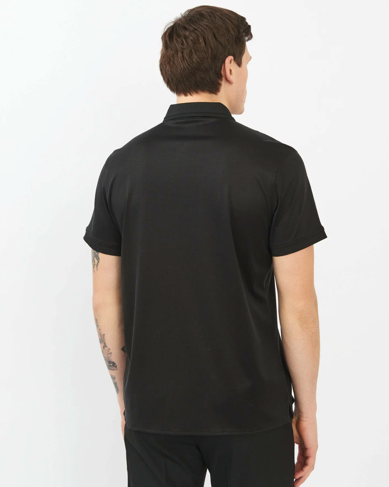 Сорочка трикотажная мужская GROSTYLE 035335 GROSTYLE knit (черный), фото 3
