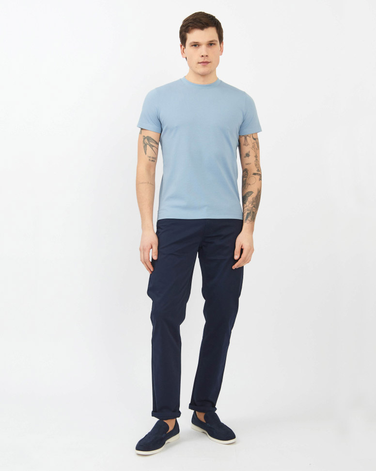 Футболка мужская GROSTYLE 035485 GROSTYLE knit (голубой), фото