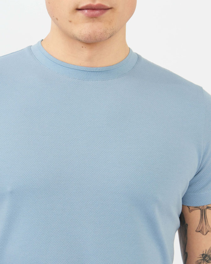 Футболка мужская GROSTYLE 035485 GROSTYLE knit (голубой), фото 3