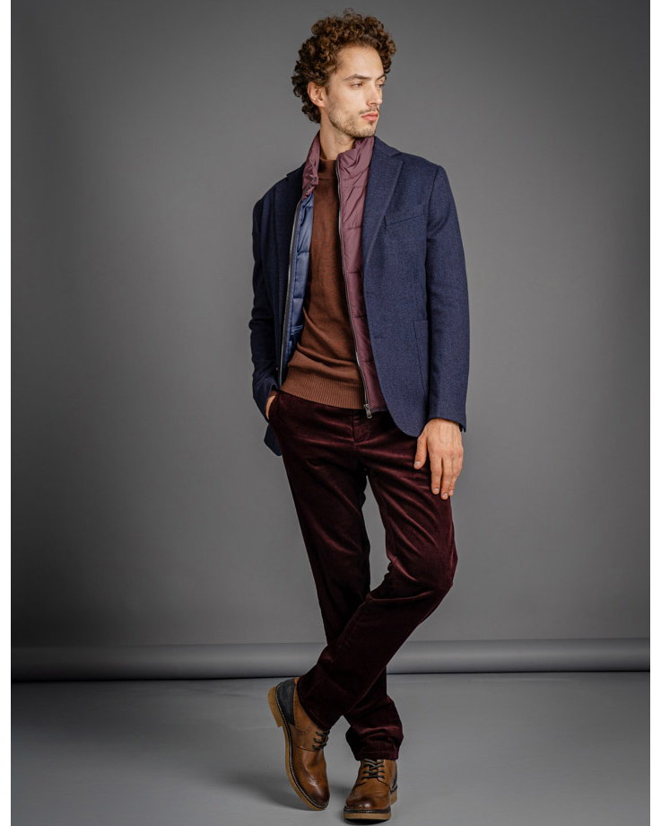 Жилет мужской DTMD 2018 NAVY/PLUM/OLIVE (слива), фото 2
