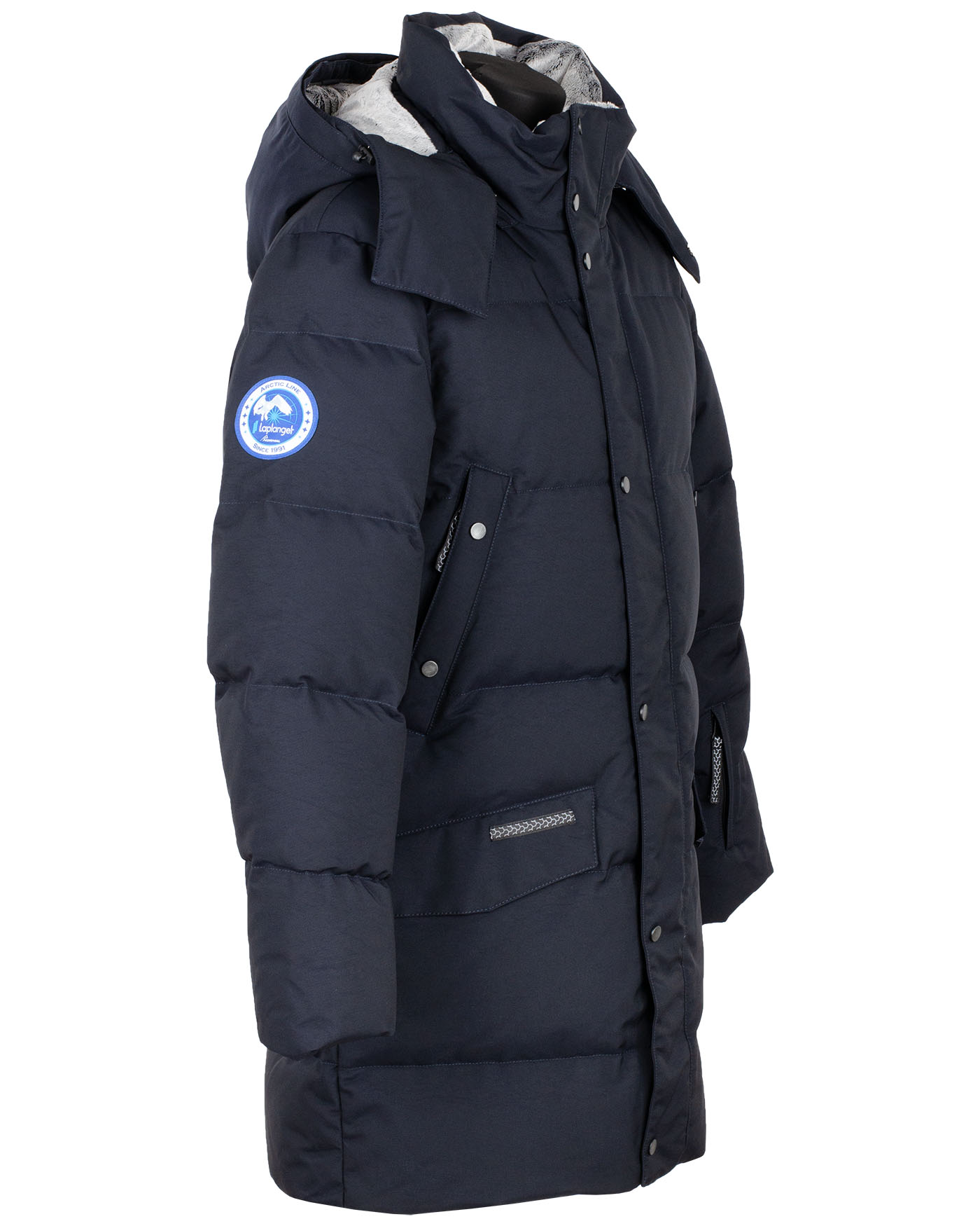 Куртка мужская LAPLANGER Аляска Top Arctic Goose без опушки (темно-синий), фото 2 Куртка мужская LAPLANGER Аляска Top Arctic Goose без опушки (темно-синий), фото 2