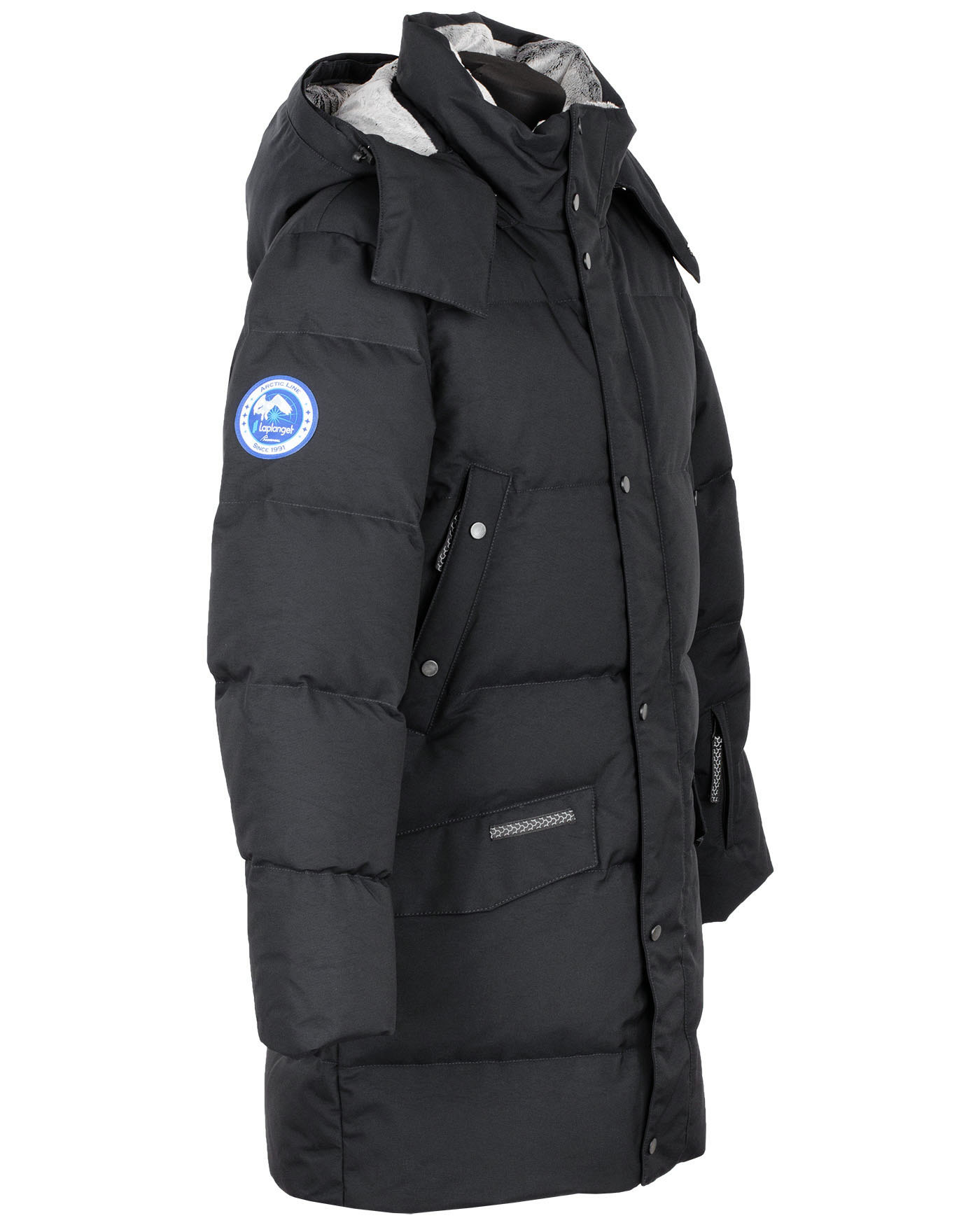 Куртка мужская LAPLANGER Аляска Top Arctic Goose без опушки (черный), фото 2 Куртка мужская LAPLANGER Аляска Top Arctic Goose без опушки (черный), фото 2
