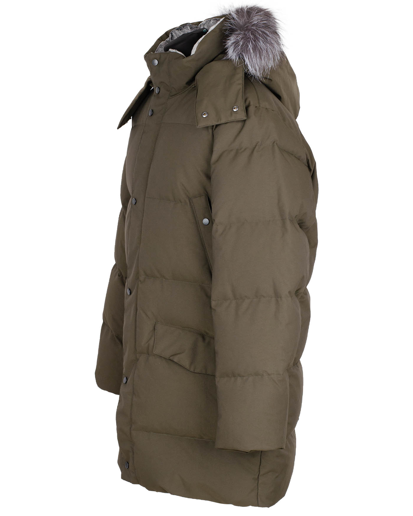 Куртка мужская LAPLANGER Аляска Top Arctic Goose без опушки (олива), фото 3