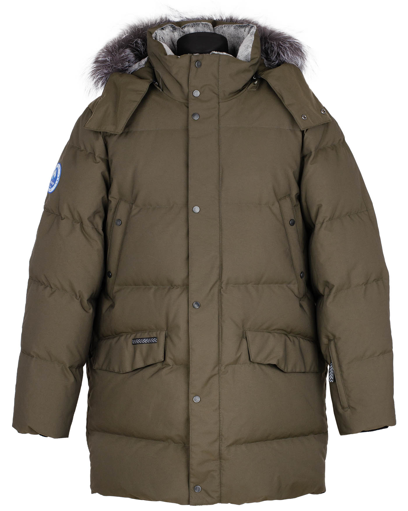 Куртка мужская LAPLANGER Аляска Top Arctic Goose без опушки (олива), фото