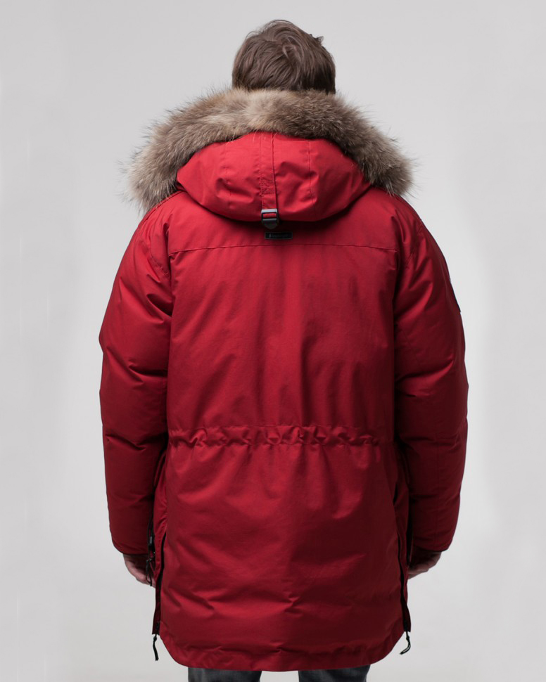 Куртка мужская LAPLANGER Берген Top Arctic Goose без опушки (красный), фото 2 Куртка мужская LAPLANGER Берген Top Arctic Goose без опушки (красный), фото 2