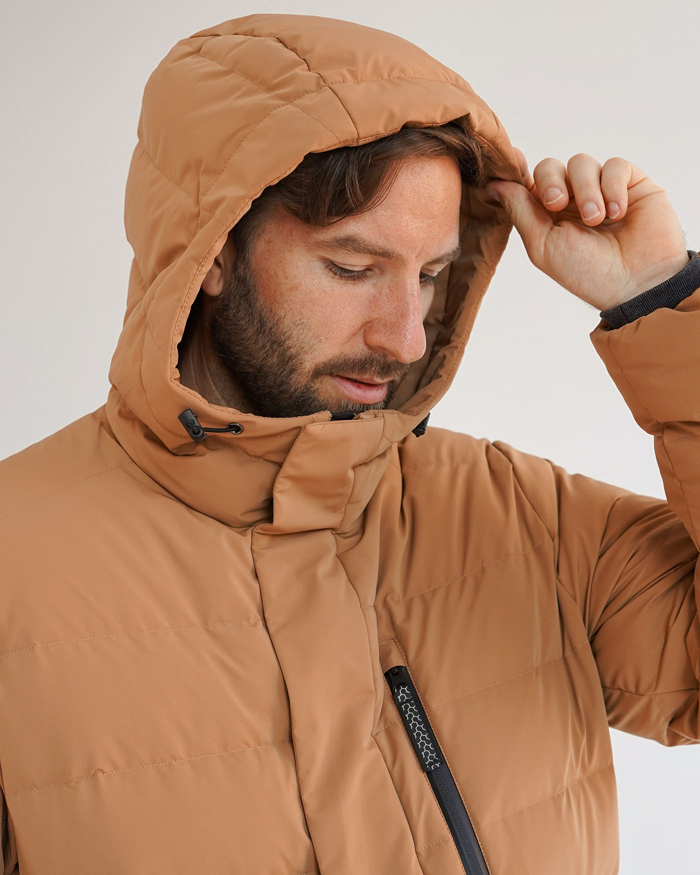 Куртка мужская LAPLANGER Бьёрн SkyStretch Goose (табакко), фото 3 Куртка мужская LAPLANGER Бьёрн SkyStretch Goose (табакко), фото 3