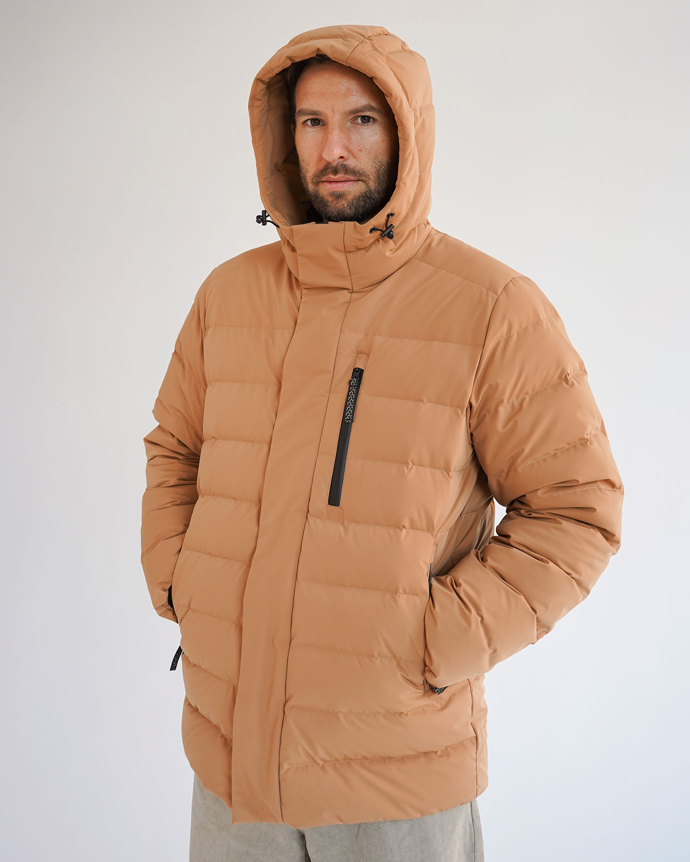 Куртка мужская LAPLANGER Бьёрн SkyStretch Goose (табакко), фото 4 Куртка мужская LAPLANGER Бьёрн SkyStretch Goose (табакко), фото 4