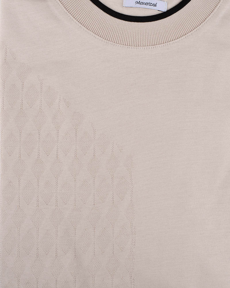 Джемпер мужской ENRICO CERINI EC T-SHIRT 231630 (бежевый), фото 2