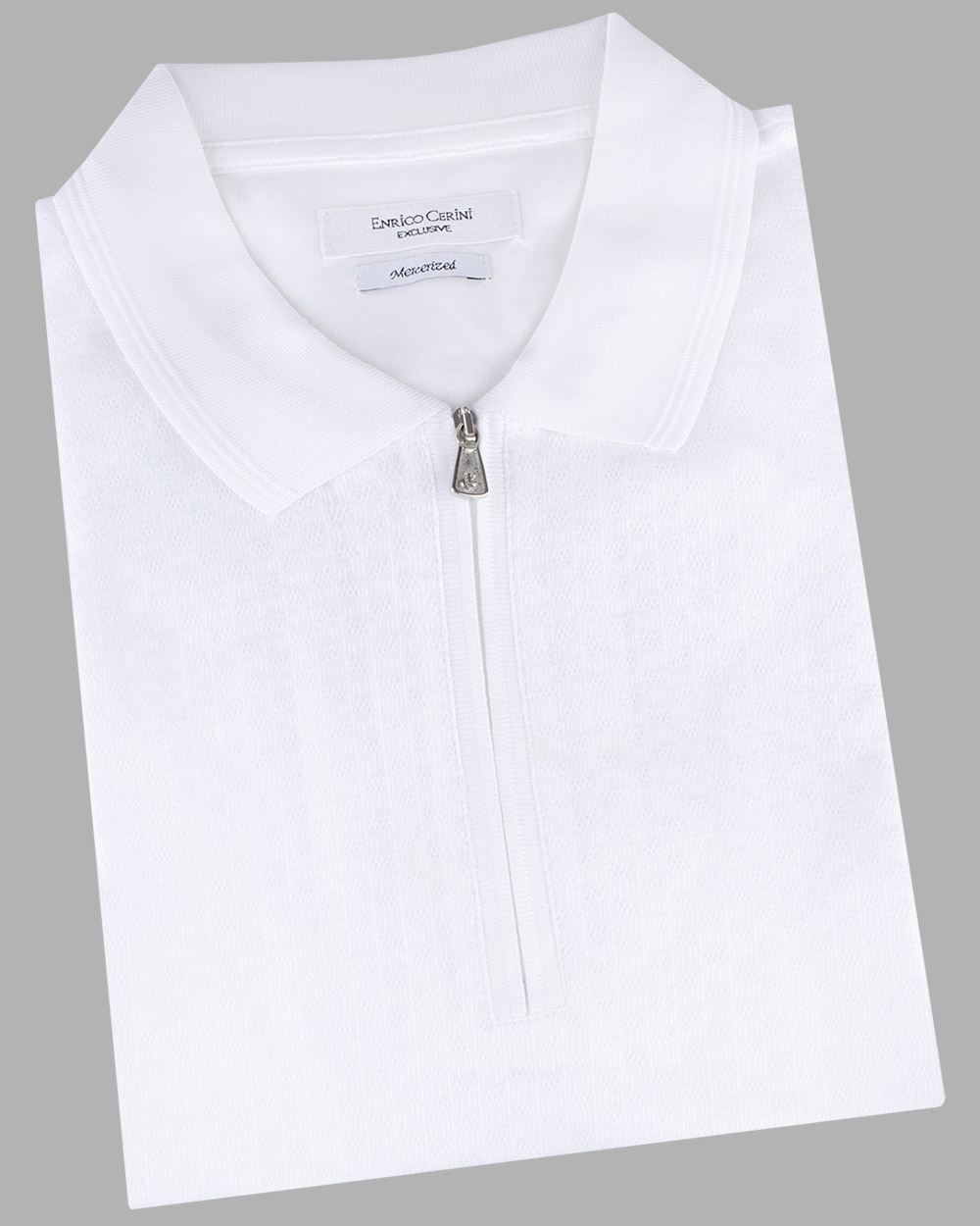Поло мужское ENRICO CERINI EC T-SHIRT 231625 0 (белый), фото
