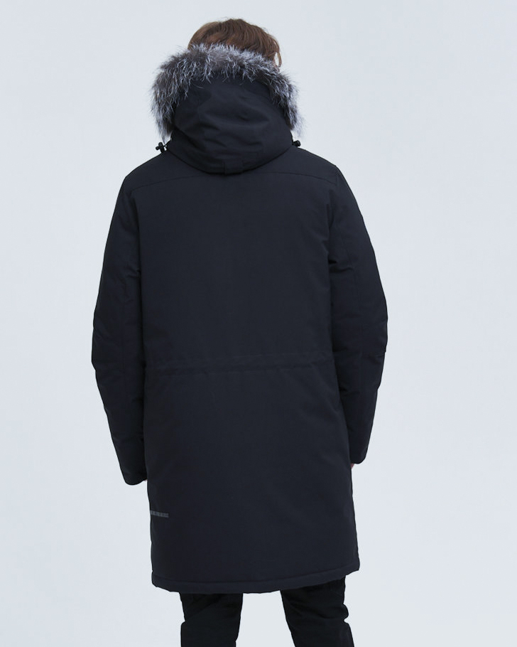 Пуховая куртка мужская LAPLANGER Хаски Arctic Goose Чернобурка (темно-синий), фото 2 Пуховая куртка мужская LAPLANGER Хаски Arctic Goose Чернобурка (темно-синий), фото 2