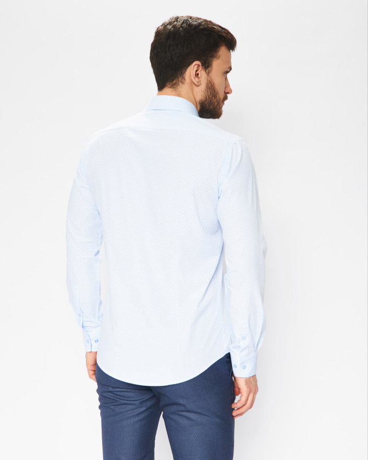 Сорочка мужская GROSTYLE TRENDY SS017922 GROSTYLE (голубой/синий), фото 2 Сорочка мужская GROSTYLE TRENDY SS017922 GROSTYLE (голубой/синий), фото 2