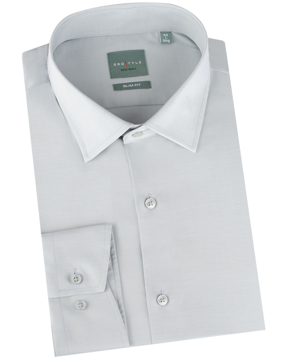 Сорочка мужская GROSTYLE ECO WAY SS018217 GROSTYLE (ментоловый), фото