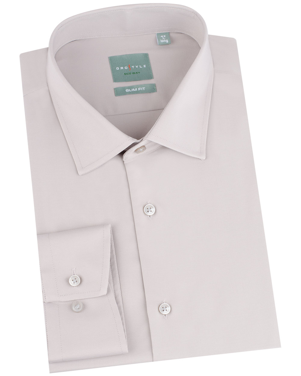 Сорочка мужская GROSTYLE ECO WAY SS018218 GROSTYLE (бежевый), фото Сорочка мужская GROSTYLE ECO WAY SS018218 GROSTYLE (бежевый), фото