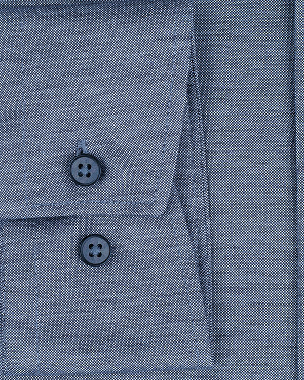 Сорочка мужская GROSTYLE PRIME SS018350 GROSTYLE (сине-чернильный меланж), фото 2 Сорочка мужская GROSTYLE PRIME SS018350 GROSTYLE (сине-чернильный меланж), фото 2