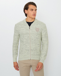 Бомбер-жакет трикотажный GROSTYLE knit 035100 GROSTYLE (светло-бежевый)