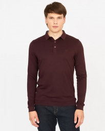Джемпер поло мужской GROSTYLE knit 035363 GROSTYLE (темно-бордовый)