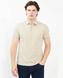 Рубашка поло мужская GROSTYLE 035486 knit GROSTYLE (бежевый)