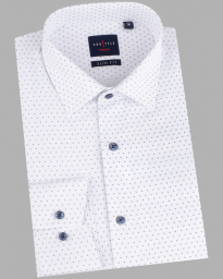 Сорочка мужские GROSTYLE TRENDY SS018032 GROSTYLE (белый с принтом)