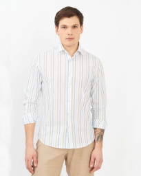 Сорочка мужская GROSTYLE TRENDY SS018271 GROSTYLE (белый в полоску)