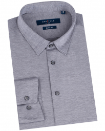 Сорочка мужская GROSTYLE PRIME SS018349  GROSTYLE (серый меланж)